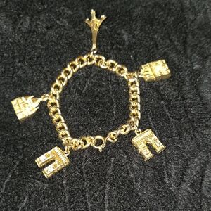 Gold Charm Bracelet